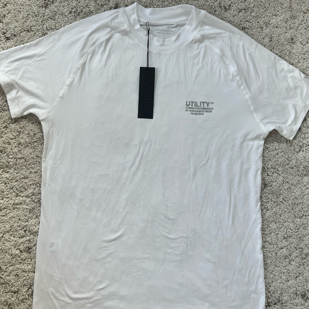 Vanquish Fitness Utility V3 White T Shirt Medium